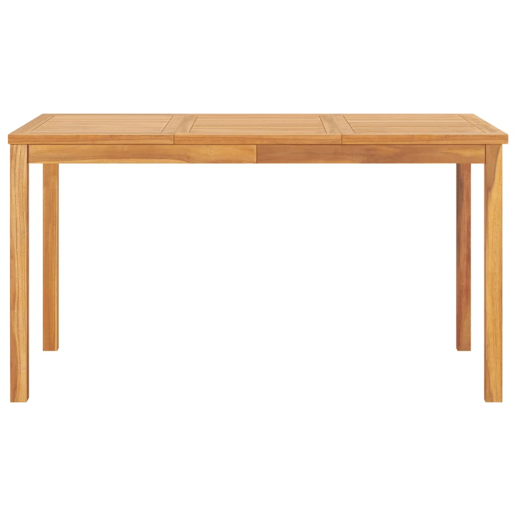 Garden Dining Set | Natural Teak | Solid Teak Wood | Medium |  Stackable