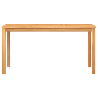 7 Piece Garden Dining Set Solid Wood Teak