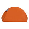Camping Tent Dome 2-Person Grey and Orange Waterproof