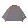 Camping Tent Dome 2-Person Orange Waterproof