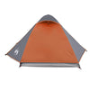 Camping Tent Dome 2-Person Orange Waterproof