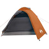 Camping Tent Dome 3-Person Orange Waterproof