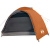 Camping Tent Dome 4-Person Grey and Orange Waterproof