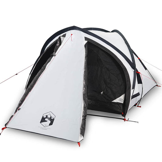 Camping Tent Dome 2-Person White Blackout Fabric Waterproof