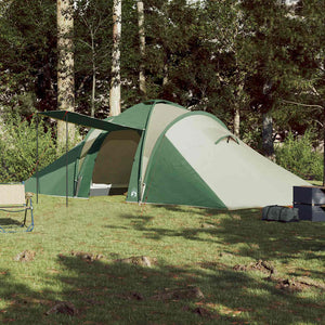 Family Tent Dome 6-Person Green Waterproof