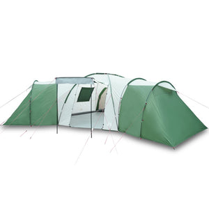 Family Tent Dome 12-Person Green Waterproof