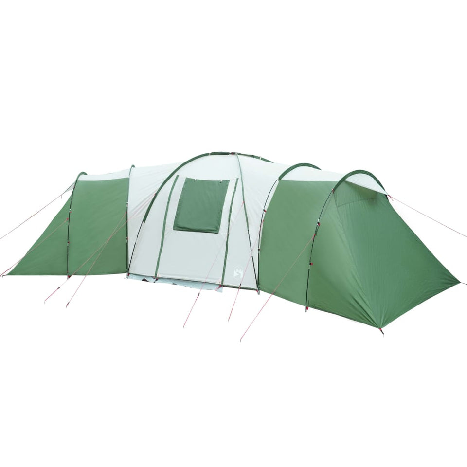 Family Tent Dome 12-Person Green Waterproof