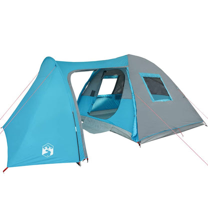 Family Tent Dome 6-Person Blue Waterproof