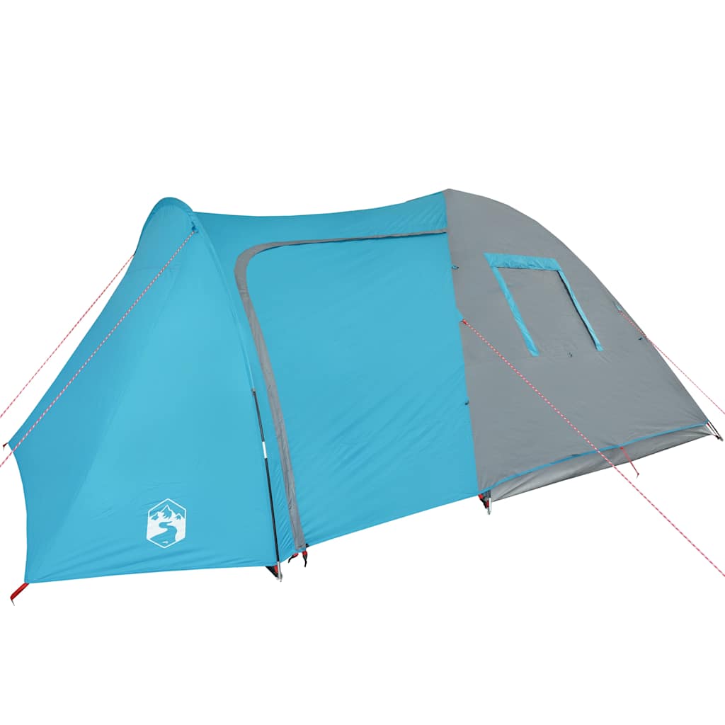 Family Tent Dome 6-Person Blue Waterproof