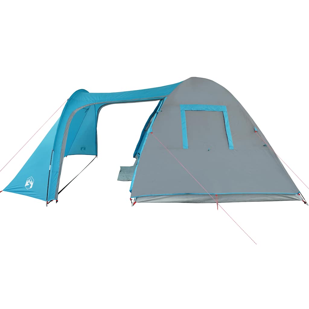 Family Tent Dome 6-Person Blue Waterproof