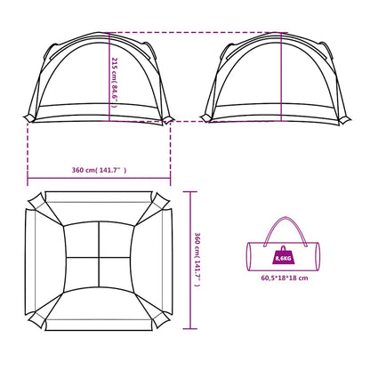 Party Tent Blue Waterproof