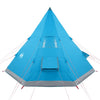 Camping Tent Tipi 4-Person Blue Waterproof
