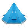 Camping Tent Tipi 4-Person Blue Waterproof