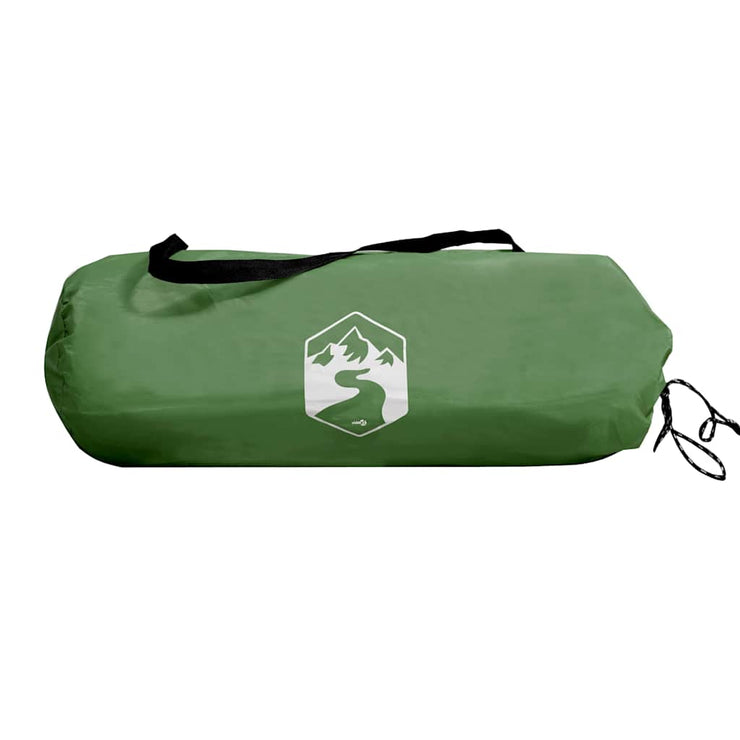Camping Tent Tunnel 3-Person Green Waterproof