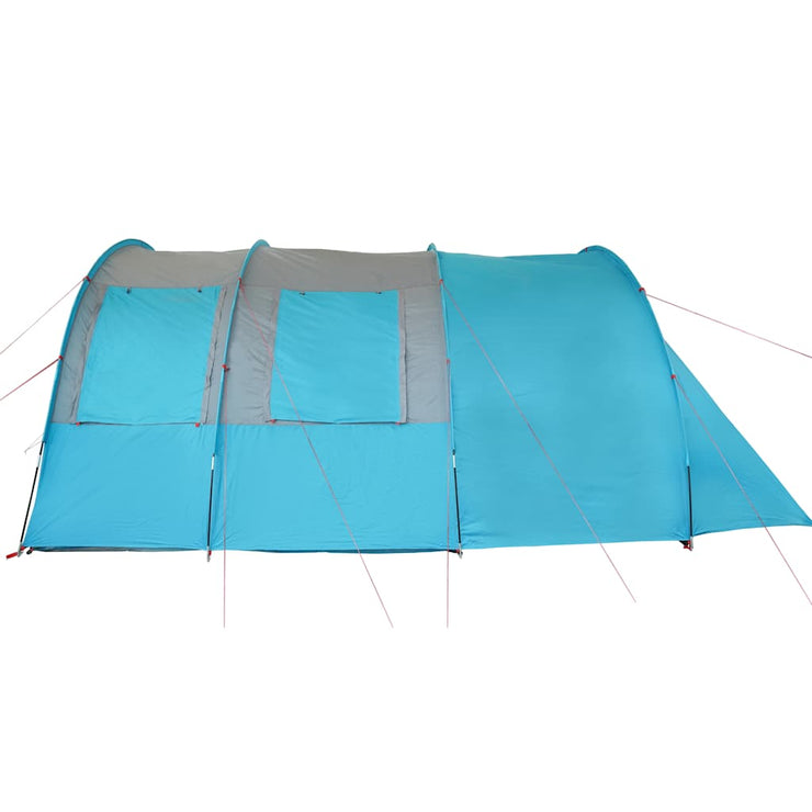 Camping Tent Tunnel 4-Person Blue Waterproof