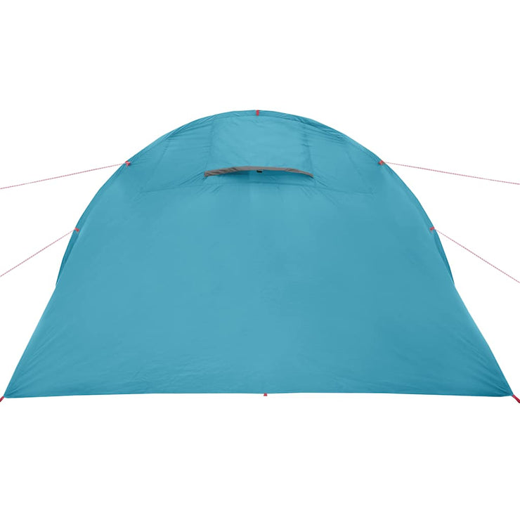 Camping Tent Tunnel 4-Person Blue Waterproof