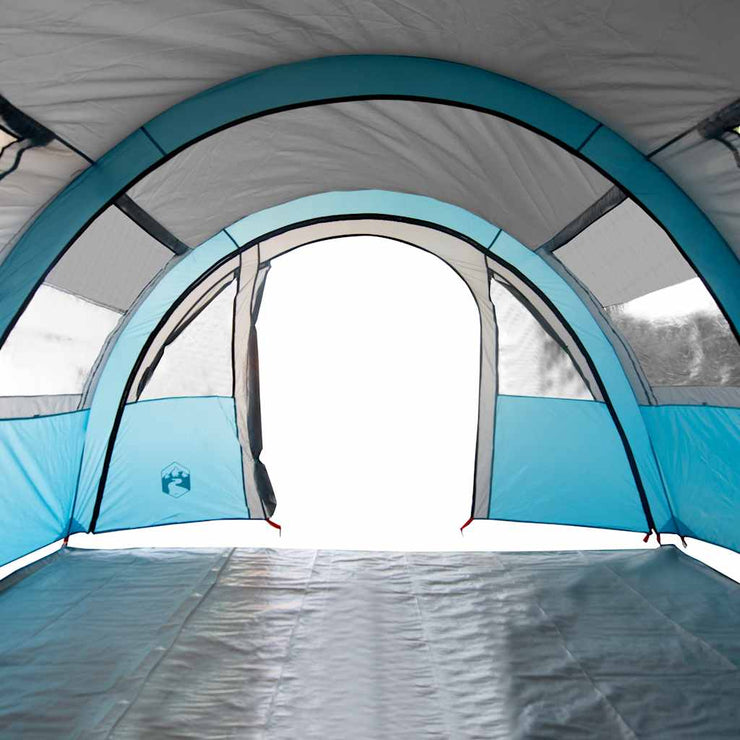 Camping Tent Tunnel 4-Person Blue Waterproof
