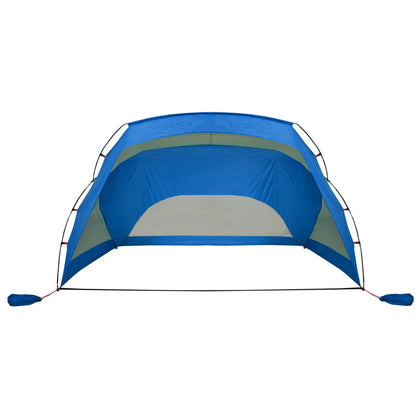 Beach Tent Azure Blue 274x178x170/148 cm 185T Polyester