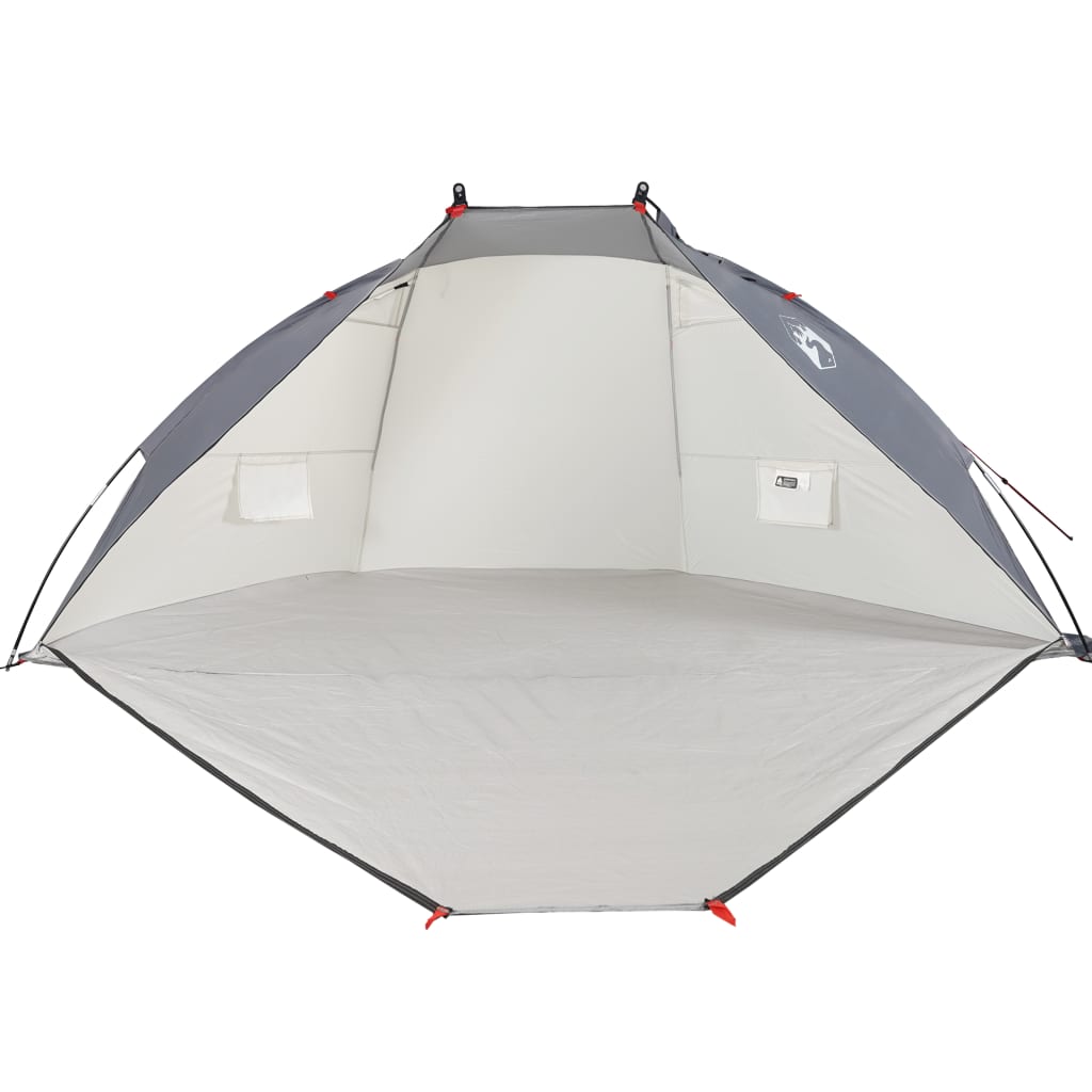 Beach Tent Grey 268x223x125 cm 185T Polyester