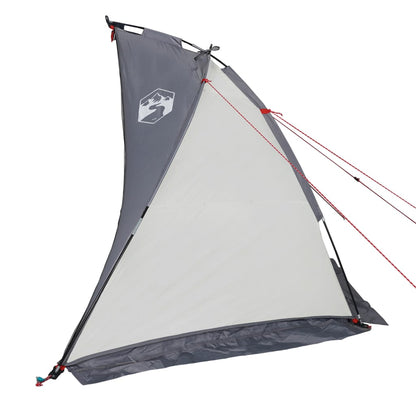 Beach Tent Grey 268x223x125 cm 185T Polyester