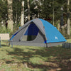 Camping Tent Dome 3-Person Blue Waterproof