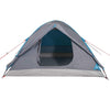 Camping Tent Dome 3-Person Blue Waterproof