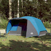 Camping Tent with Porch 4-Person Blue Waterproof