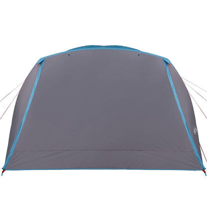 Camping Tent with Porch 4-Person Blue Waterproof