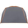 Camping Tent with Porch 4-Person Orange Waterproof