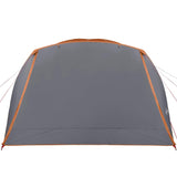 Camping Tent with Porch 4-Person Orange Waterproof