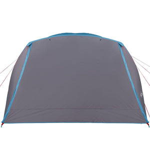 Family Tent with Porch 6-Person Blue Waterproof