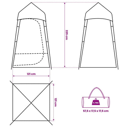 Toilet Tent Green Waterproof