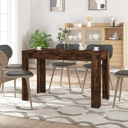 Dining Table | Smoked oak | Engineered wood | 120 x 60 x 76 cm | Durable