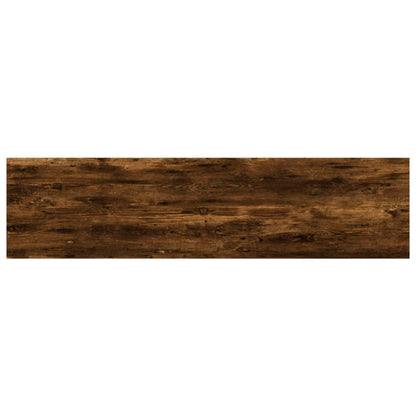 Wall Shelves 4 pcs Smoked Oak 40x10x1,5 cm Engineered Wood