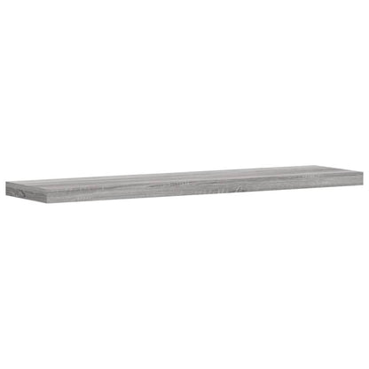 Wall Shelves 4 pcs Grey Sonoma 40x10x1.5 cm Engineered Wood