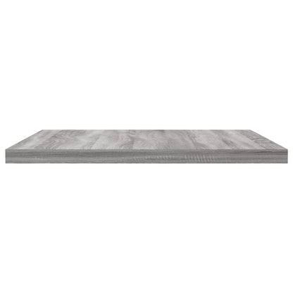 Wall Shelves 4 pcs Grey Sonoma 40x30x1,5 cm Engineered Wood