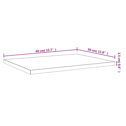Wall Shelves 4 pcs Grey Sonoma 40x30x1,5 cm Engineered Wood