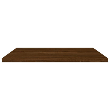 Wall Shelves 4 pcs Brown Oak 40x50x1.5 cm Engineered Wood