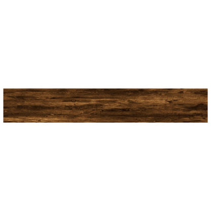 Wall Shelves 4 pcs Smoked Oak 60x10x1,5 cm Engineered Wood