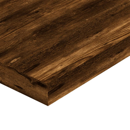 Wall Shelves 4 pcs Smoked Oak 60x10x1,5 cm Engineered Wood