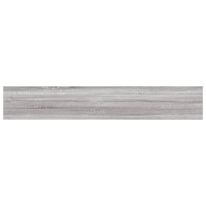 Wall Shelves 4 pcs Grey Sonoma 60x10x1,5 cm Engineered Wood