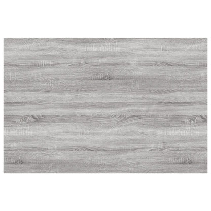 Wall Shelves 4 pcs Grey Sonoma 60x40x1,5 cm Engineered Wood