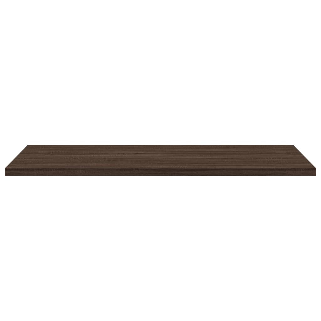 Wall Shelves 4 pcs Brown Oak 60x40x1.5 cm Engineered Wood