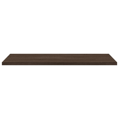 Wall Shelves 4 pcs Brown Oak 60x40x1.5 cm Engineered Wood