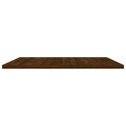 Wall Shelves 4 pcs Brown Oak 60x50x1.5 cm Engineered Wood