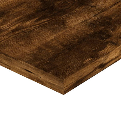 Wall Shelves 4 pcs Smoked Oak 80x20x1,5 cm Engineered Wood