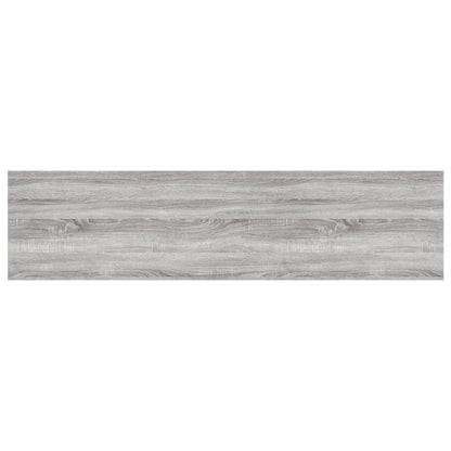 Wall Shelves 4 pcs Grey Sonoma 80x20x1,5 cm Engineered Wood