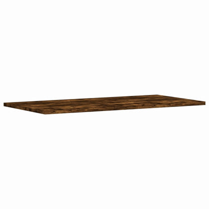 Wall Shelves 4 pcs Smoked Oak 80x40x1,5 cm Engineered Wood