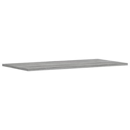 Wall Shelves 4 pcs Grey Sonoma 80x40x1,5 cm Engineered Wood