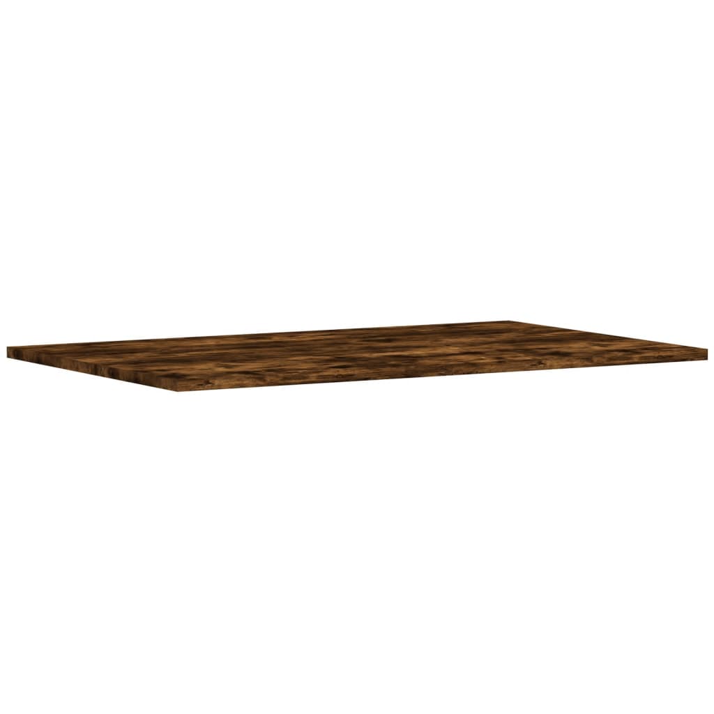 Wall Shelves 4 pcs Smoked Oak 80x50x1.5 cm Engineered Wood